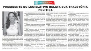 Presidente da Câmara Municipal Elizabete concede entrevista ao Jornal Panorama. Presidente da Câmara Municipal Elizabete concede entrevista ao Jornal Panorama.